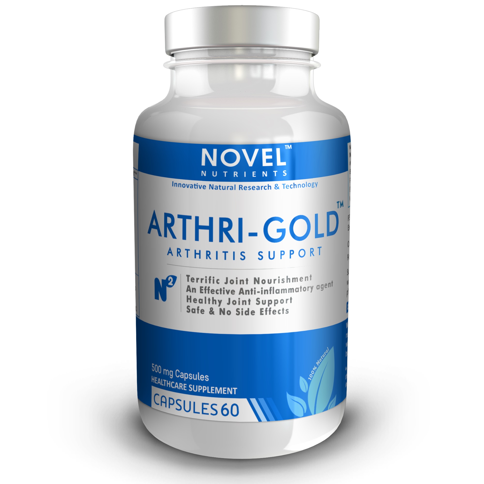 ARTHRI GOLD 500MG 60 CAPSULES - ARTHRITIS SUPPORT