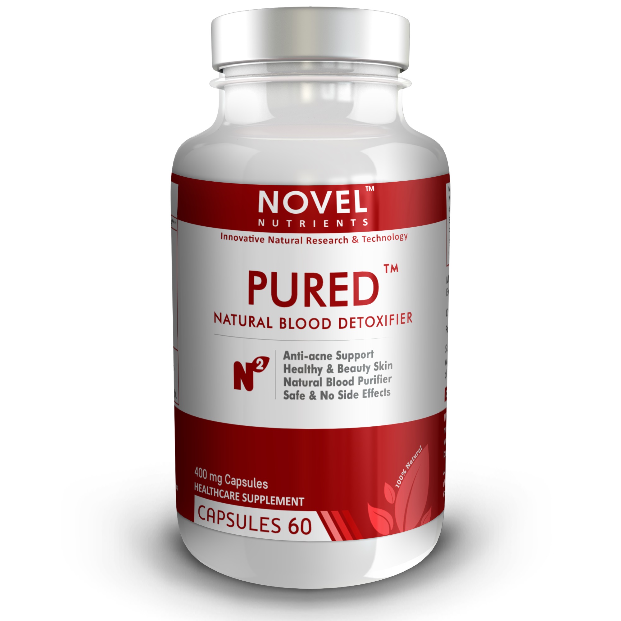 Pured - TM 400 mg Capsules Natural Detoxifier