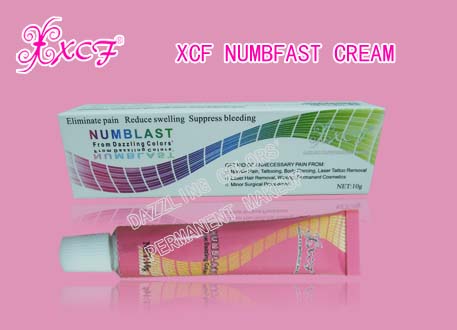 XCF numbfast cream/permanent eyebrow pigment/Eliminate pain/reduce swelling