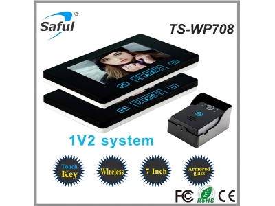 saful ТС-WP708 1V2 7-дюймовый беспроводной видео-телефон двери 