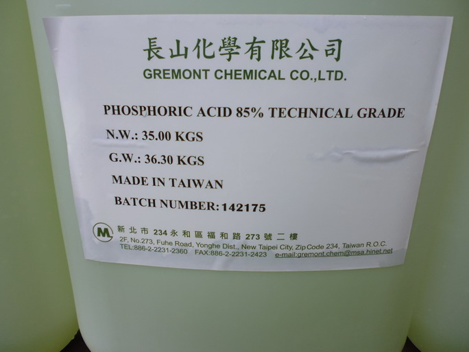 phosphoric acid / acetone