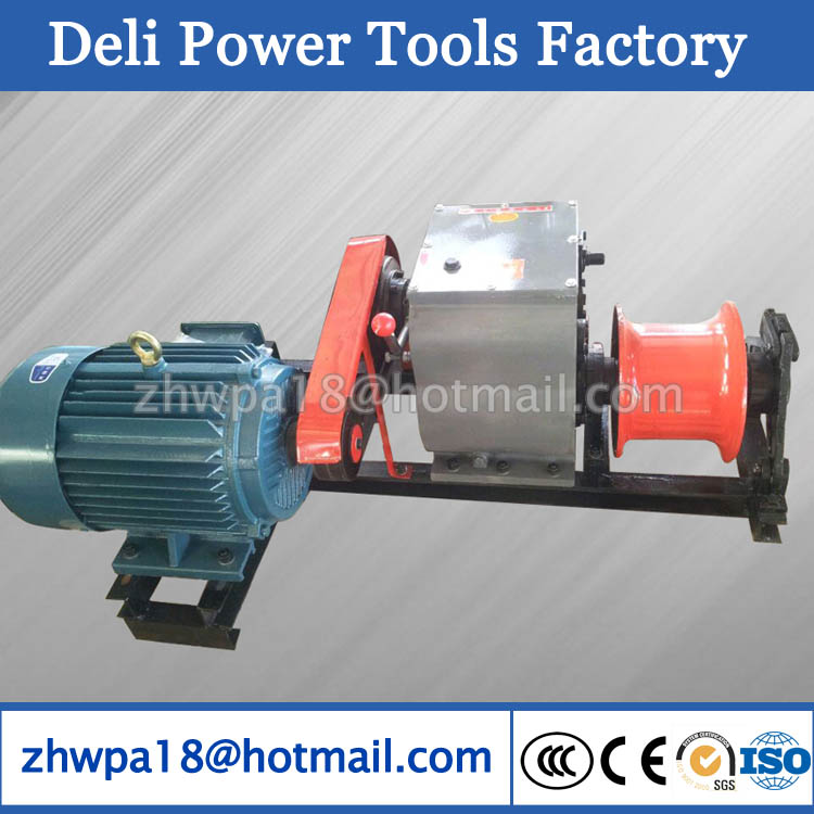 3T Cable Pulling Winch Machine Electric Cable Pulling Winch