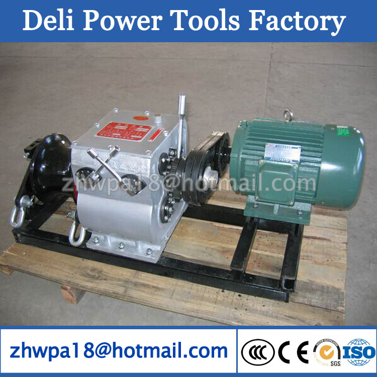 Cable Pulling Winch Machine Cable Drum Pulling Hoist Winch