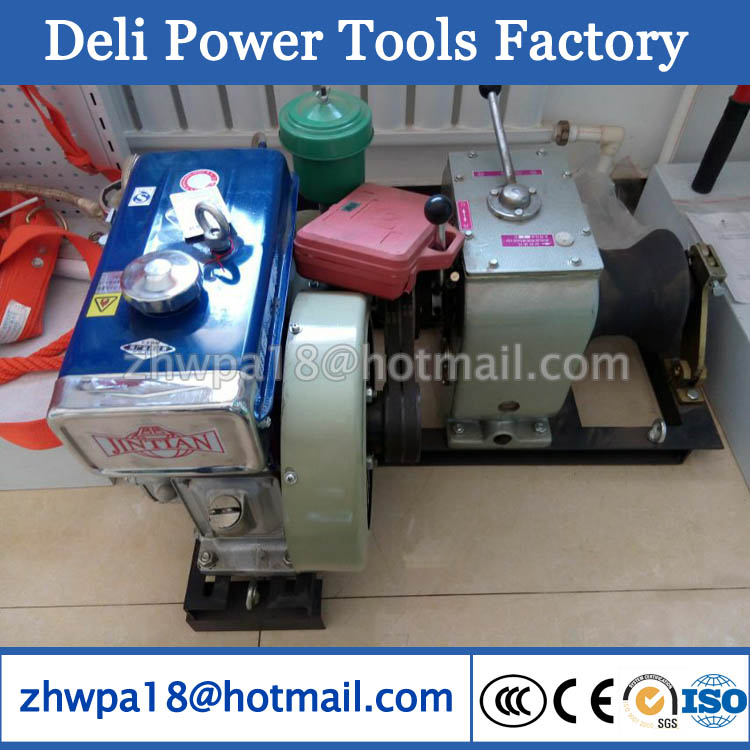 Diesel Engine Powered Winch Cable Pulling Winches supplier 