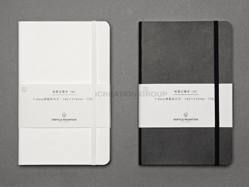 Black Notebook With Leather Cover