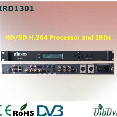 Professional MPEG-2/H.264 HD IRD/Decoder
