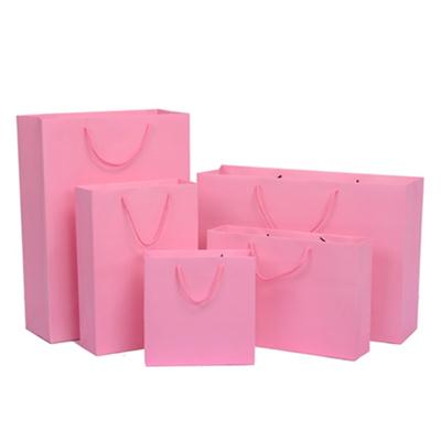 Pink Покрашенные Бумажные Хозяйственные Сумки