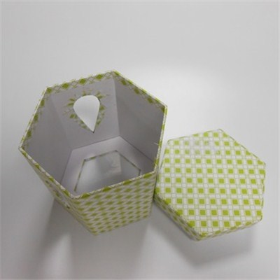 Hexagonal Windowed Paper Box