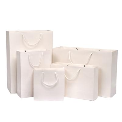 White Coated Paper Shopping Bags