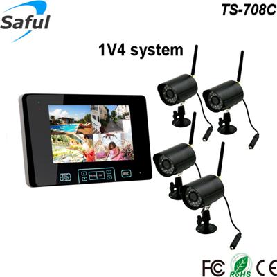 TS-708C 1V4  wireless monitor system