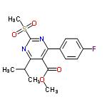 Methyl 4-(4-fluorophenyl)-6-isopropyl-2-(methylsulfonyl)pyrimidine-5-carboxylate 