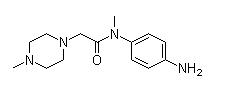 N-(4-aminophenyl)-N-methyl-2-(4-methylpiperazin-1-yl)acetamide 