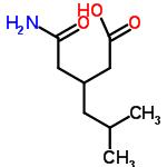 3-Carbamoymethyl-5-methylhexanoic кислоты 