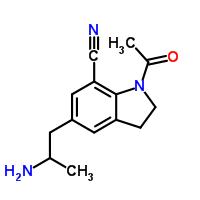 1-Acetyl-5-(2-aminopropyl)-2,3-dihydro-1H-indole-7-carbonitrile 