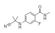 4-[(1-циано-1-метилэтил)амино]-2-фтор-N-метил-бензамид 