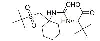 (Stert-butylsulfonylmethyl)cyclohexyl)ureido)-3,3-dimethylbutanoic Acid 