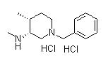 Cis-N-benzyl-3-methyl amino-4-methyl piperidine- Bis hydrochloride 