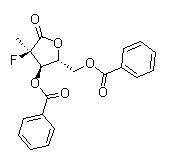 ((2Р,3Р,4Р)-3-(бензоилокси)-4-фтор-4-метил-5-oxotetrahydrofuran-2-Ил)метилбензоат 