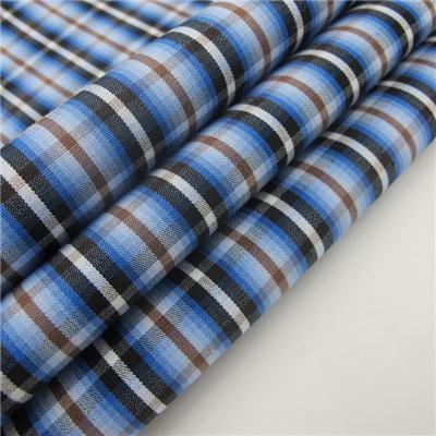 100% Cotton Combed Plaid Fabric For Shirt