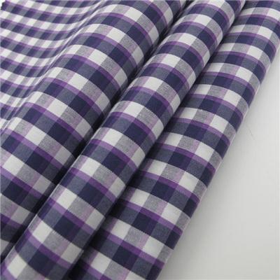 Nylon Cotton Spandex Fabric In Roll Check Design