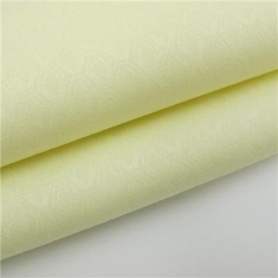 100% Cotton Jacquard Fabric Light Yellow