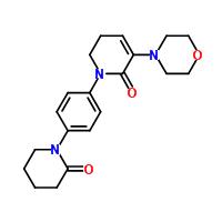 5,6-дигидро-3-(4-morpholinyl)-1-[4-(2-оксо-1-piperidinyl) фенил]-2(1Н)-pyridinone 