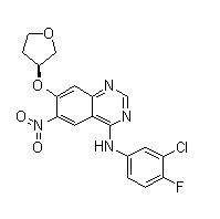 N-​(3-​chloro-​4-​fluorophenyl)​-​6-​nitro-​7-​[[(3S)​-​tetrahydro-​3-​furanyl]​oxy]​-4-​Quinazolinamine 