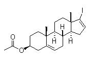 17-Iodoandrosta-5,16-dien-3beta-ol 3-acetate 
