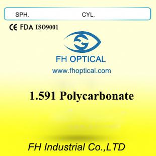 1.591 Polycarbonate lens for eyeglass