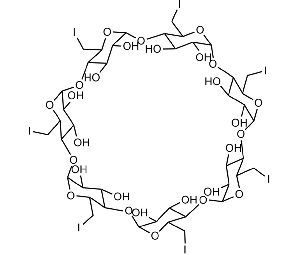 Heptakis(6-​iodo-​6-​deoxy)-beta-cyclodextrin