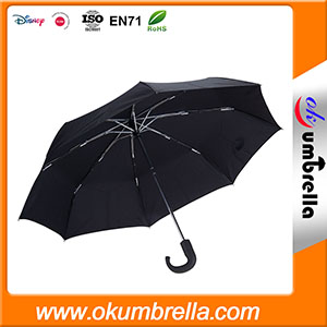 Складной зонт, зонт 3 сложения OKUM-243