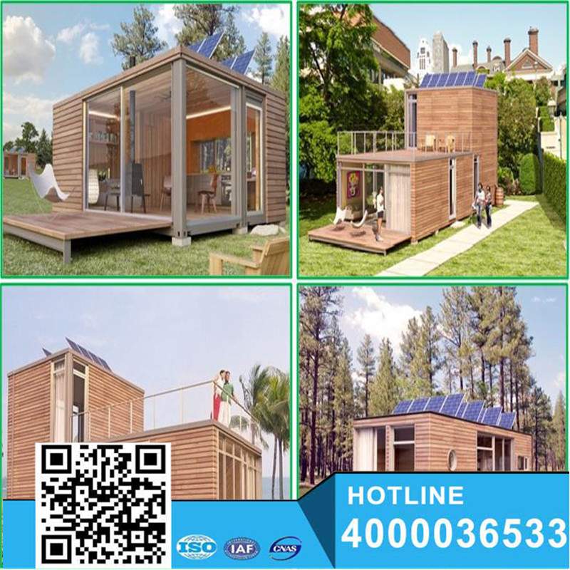 Популярный контейнер 20feet быстровозводимые деревянные дома