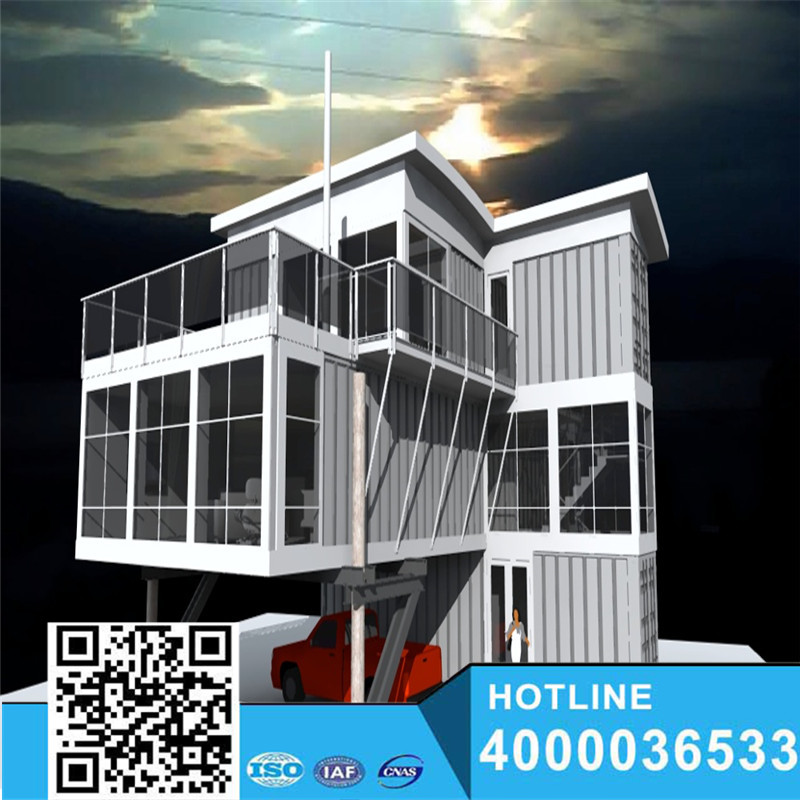 China Beautiful Steel Structure Moblie Home for sale