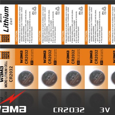 CR2032 Lithium Button Cell Battery