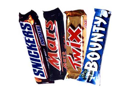 Bounty - Snickers - Mars - Twix CHOCOLATES 
