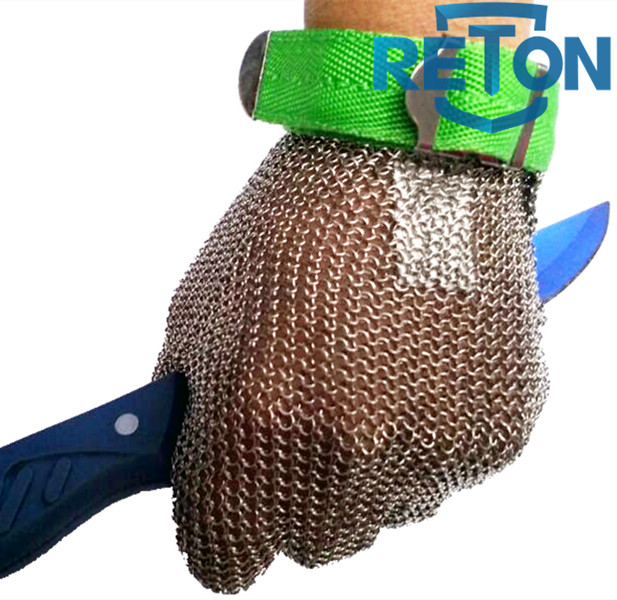 stainless steel mesh glove/cut protection glove