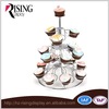 18 Cups Stainless Steel Decorative Cupcake Stand/Dessert Stand