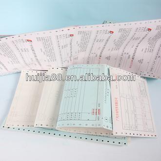 Carbonless Computer Invoice Printing