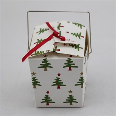 Christmas Tree Printed Noodle Box