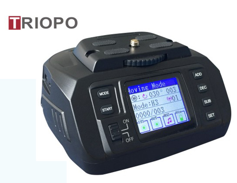Triopo с АД-10 моторизированным приводом наклона, панорамной головкой,авто головки,360 градусов головы и наклон головы для HDslr и видео камеры triopo с АД-10 моторизированным приводом наклона, панор