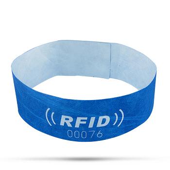 RFID бумаги одноразовые браслеты ХК-ZZ006