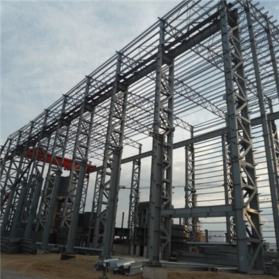 Steel Structure Workshop With Crane