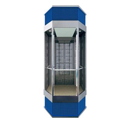 All Glass Square Type Elevator