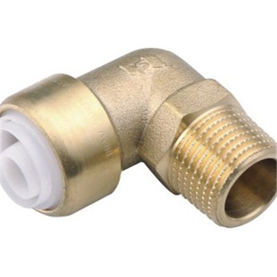 Brass Push-fit Fitting Male Elbow