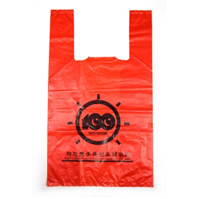 Red T-shirt Shopping Bags
