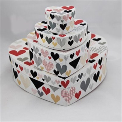Heart Shaped Paper Box Set