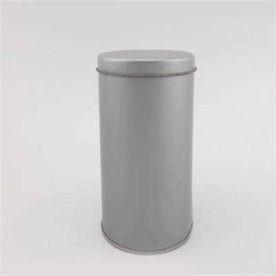 Cylinder Tin Tea Box