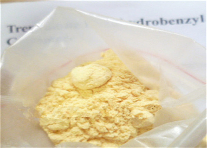 Steroid Powders Parabolan Trenbolone Hexahydrobenzyl Carbonate yellow crystalline powder
