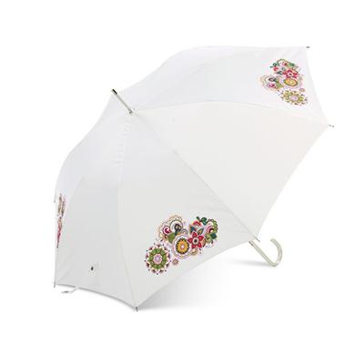White Straight Umbrella