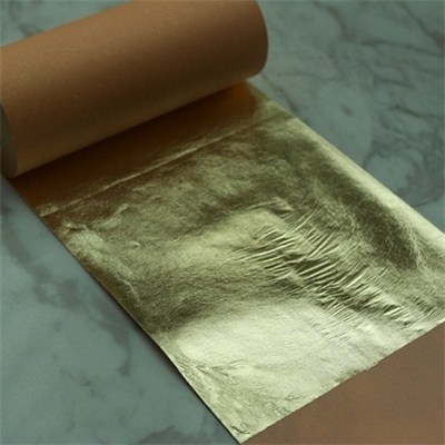 Col.2.5 Imitation Gold Leaf In Roll (width: 15cms, Length: 75 Meters)